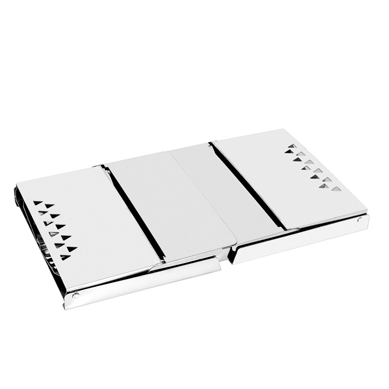 Fabricantes personalizados plegables al aire libre parrilla de barbacoa portátil carbón doméstico grueso pequeño horno de barbacoa de acero inoxidable