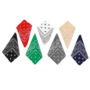 55cm in stock polyester cashew flower large square scarf outdoor sports cycling headscarf dustproof mask style all processable