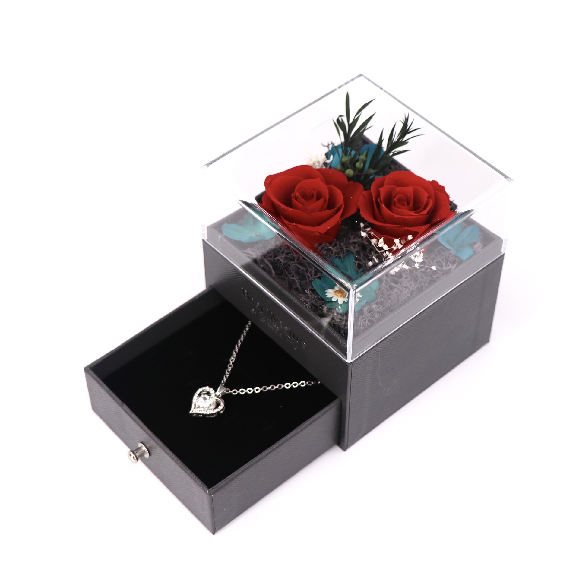 Dos rosas verdaderas de la vida eterna