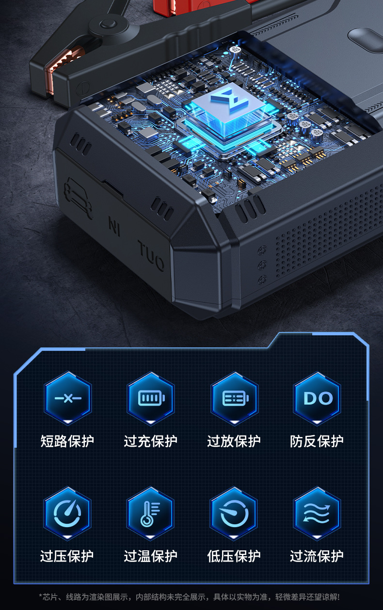 Buwei Car Emergency Starting Power Supply Multi-Functional Starter Is Suitable for All Models