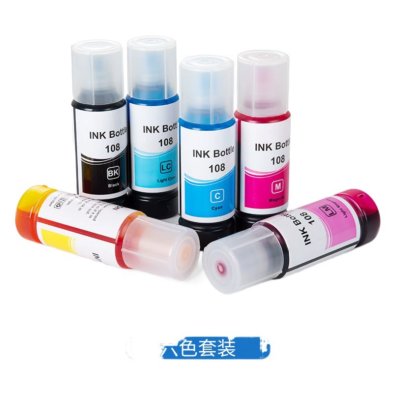 Подходит для заливки чернил Epson 108 L8050 чернильный картридж принтер Ближний Восток Африка шестицветные фоточернила
