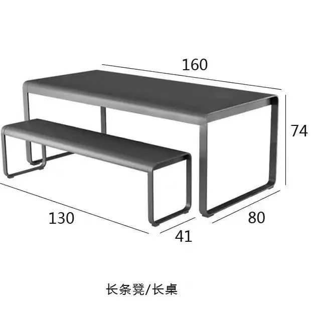 Bancos de aleación de aluminio al aire libre mesas y sillas de villa para cambiar de zapatos taburetes de patio simple barra de aluminio de aleación de aluminio jardín mesa de comedor casera