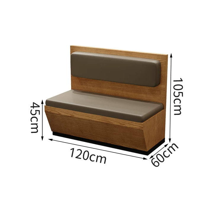Juego de Mesa y Sillas para Comedor de Madera Maciza para Restaurante