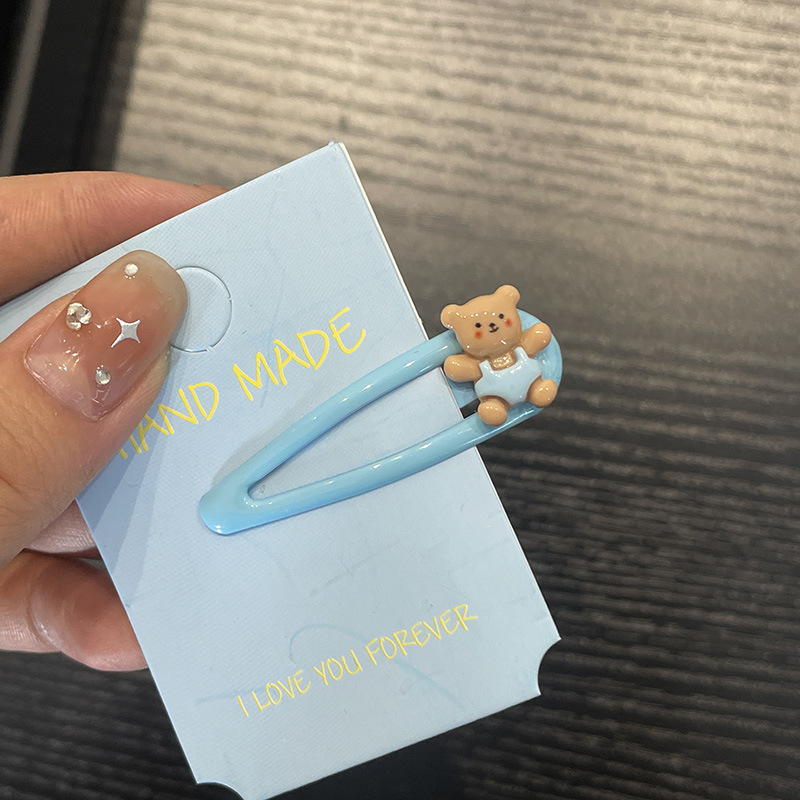 かわいいクラウドヘアピン女性スターサイド前髪クリップ子供カモノハシクリップ小さなグラブクリップヘアピン頭飾り|undefined
