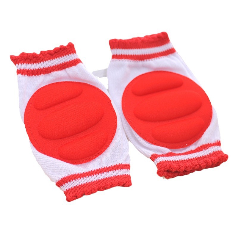 Rodillera para niños verano transpirable malla esponja bebé gateando niño resistente a la caída anti-golpe bebé codo pad Calcetines