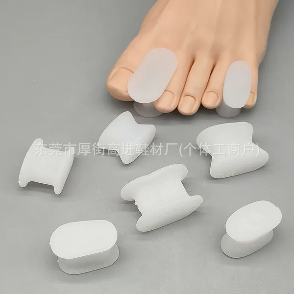 Hot-Selling I-Shaped Toe Separator, Silicone Toe Separator, Toe Correction for Overlapping Toes, Sebs Bunion Correction