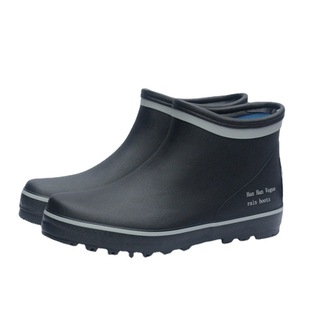 Spring and Autumn H003 Rain Boots for Men and Women Rain Boots Soft Rubber Low-top Short Barrel Family Fishing Shoes Fashion Water Rubber Shoes