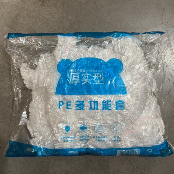 Cubierta de envoltura de plástico de calidad alimentaria color del hogar bolsa de mantenimiento fresco desechable boca elástica cocina refrigerador cubierta de polvo cubierta del Tazón