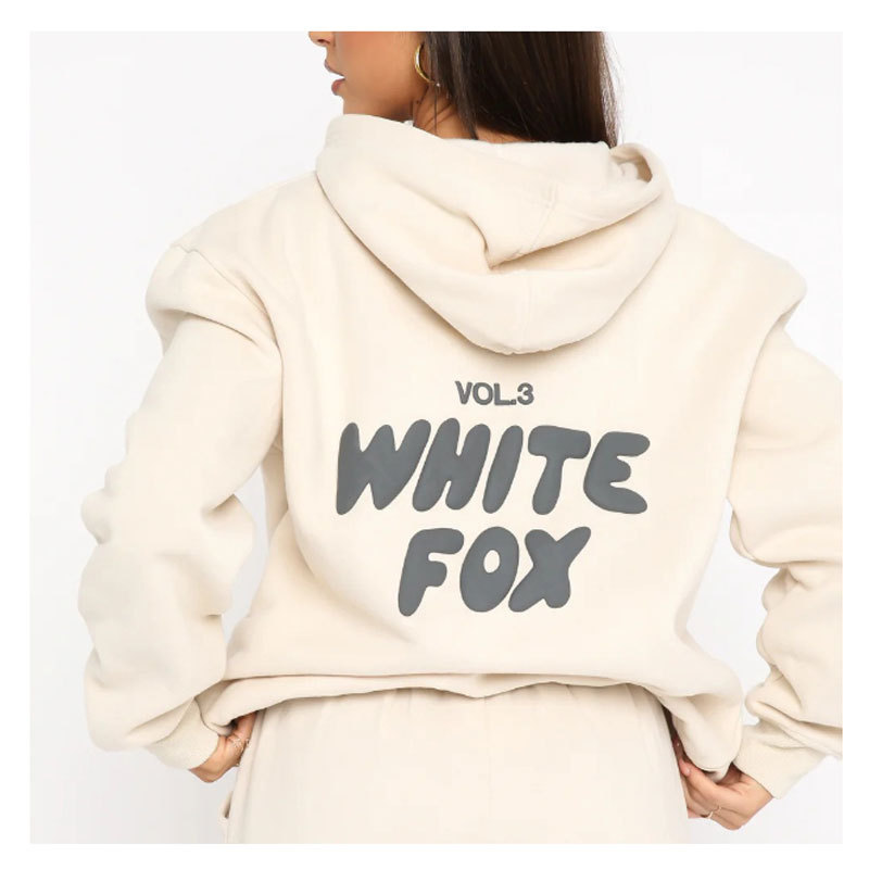 공장 직접 유럽과 미국의 국경 봄 가을 겨울 새로운 스웨터 세트 패션 스포츠 로고 긴 소매 풀오버 후드 가드