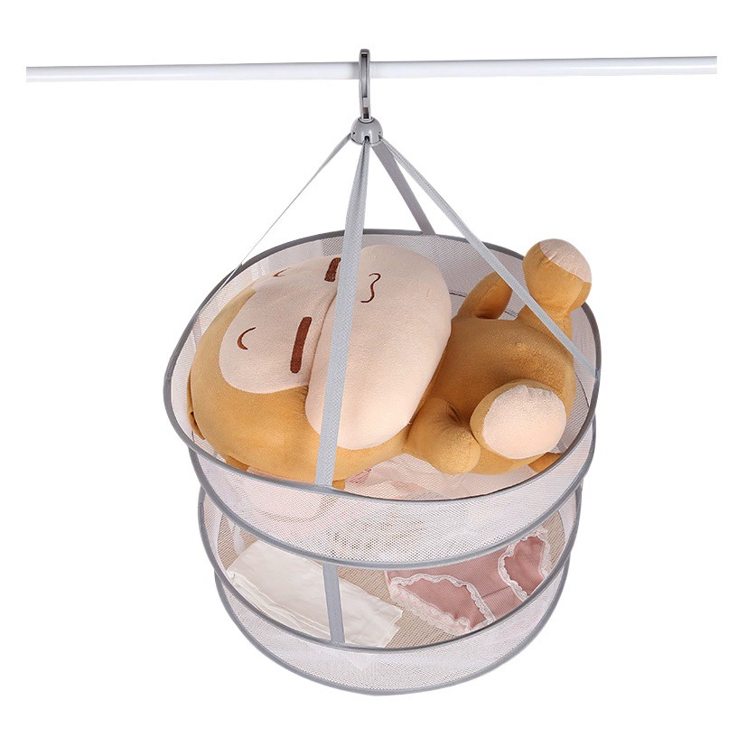 Шерстяной свитер Сушильная сетка Край Складная ветрозащитная корзина для сушки Носки Нижнее белье Чистая сумка Корзина для сушки артефактов