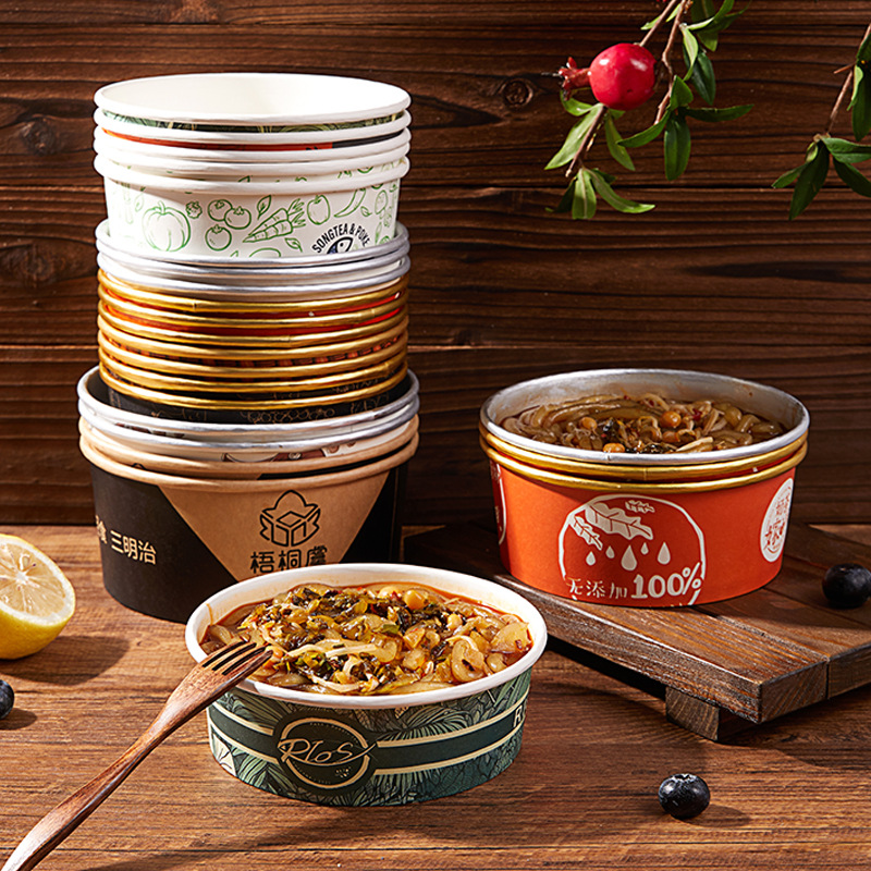 【Source Manufacturer】Disposable bowl custom pre-made vegetables food…