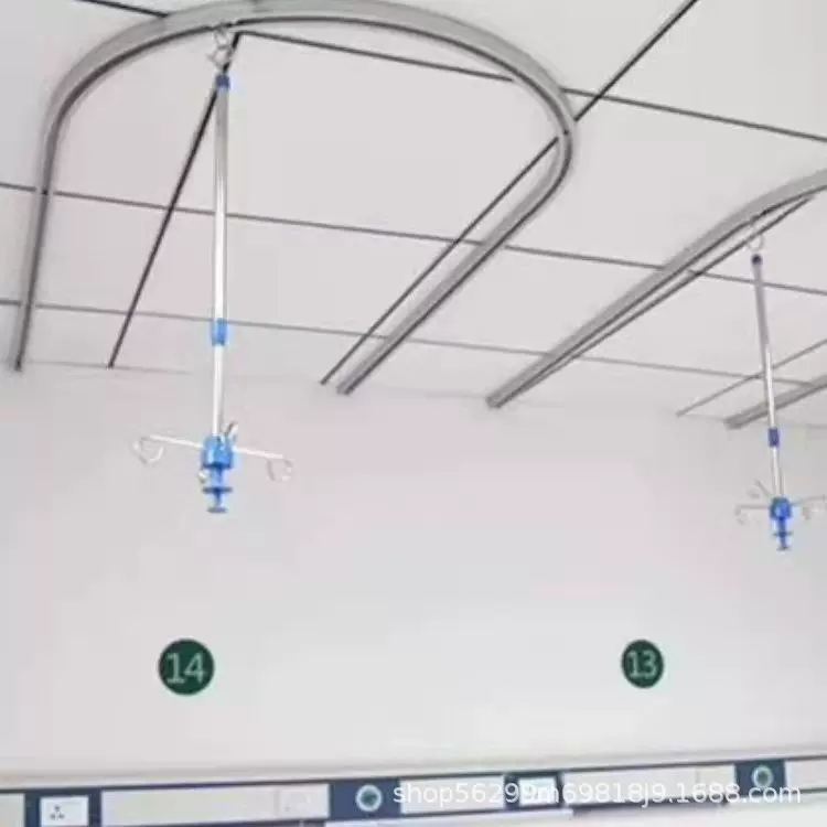 医院、疗养院输液滑轨 隔帘轨道 不锈钢输液吊架 欧伦