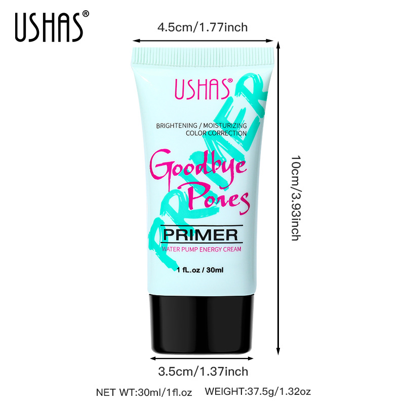 USHAS comercio exterior europeo y americano maquillaje transfronterizo gel corrector hidratante de poros invisibles maquillaje de Amazon