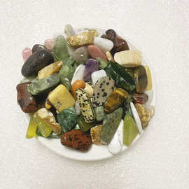 批发天然水晶碎石大颗粒彩色多种材质玉石儿童宝石淘沙造景水晶石