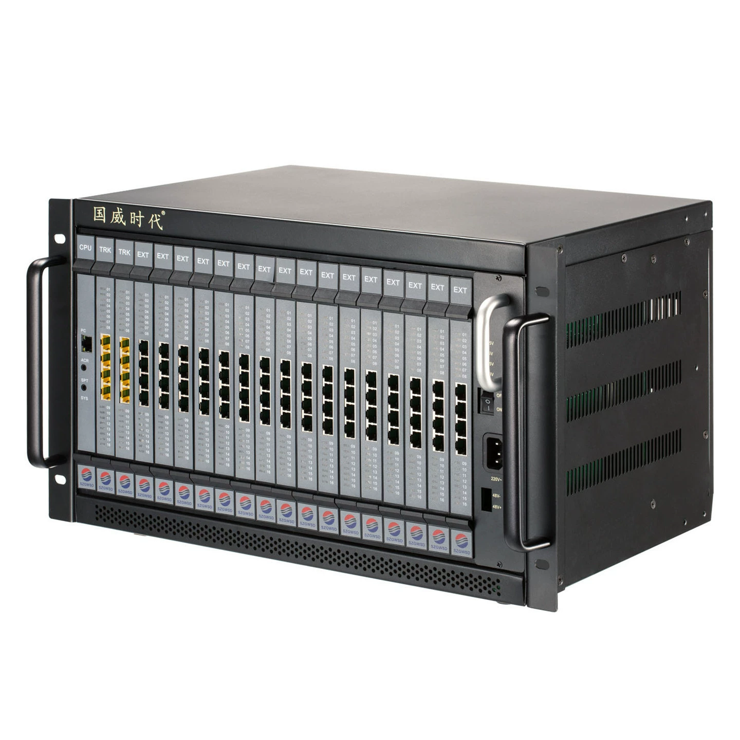 国威时代 Communication WS848-5D Group Digital Procedure Control Telephone Switch 16 Inlet, 24 In 32 Inlets 256