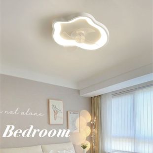 2023 New Eye Protection Cloud Children's Room Ceiling Lamp Bedroom Lamp Modern Minimalist Moving Head Fan Lamp