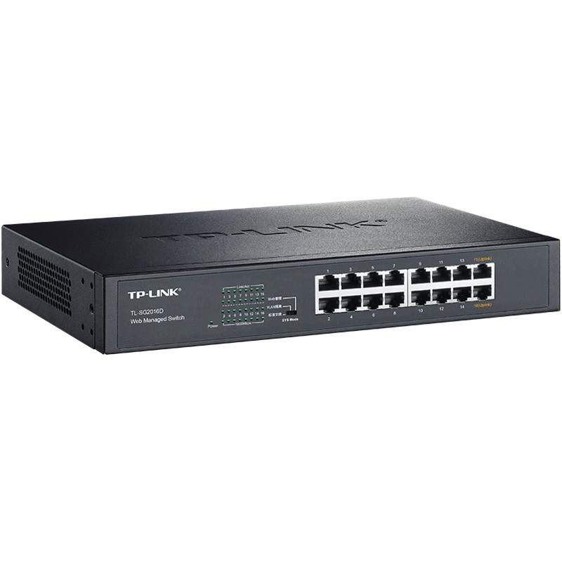 TP-LINK полный гигабитный веб-управляемый коммутатор TL-SG2016D