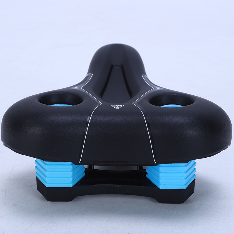 猎途自行车PU皮舒适坐垫 尾灯山地车座垫减震车座 软单车骑行装备