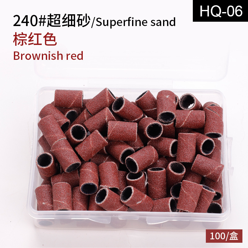 Juego de Anillos de Pulido para Uñas, con Eje para Máquina de Pulir, Anillos de Pulido Coloridos con Grano de Diamante