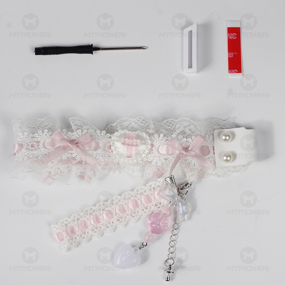 Caballos de teclado de encaje con hebilla teclado decorativo hecho a mano accesorios de teclado wootingATKDIY universal transfronterizo