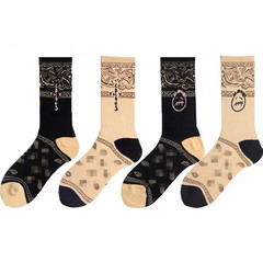 Sneakers spring and summer AJ1 Barb AF1 Grimace DunkSB mid-tube aj6 cashew flower TS brand socks men and women long socks