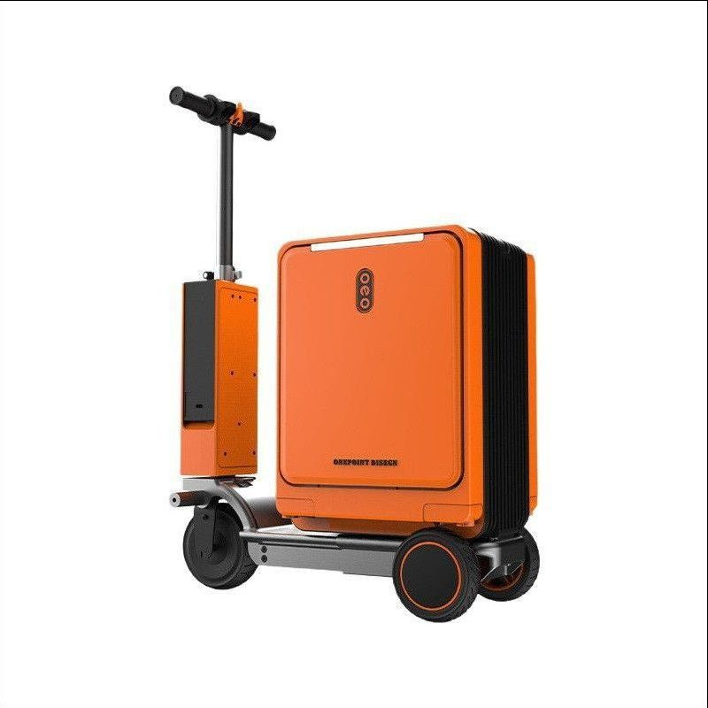 Vali điện đa năng cho bé đi dạo, có thể ngồi, kéo, thông minh lên máy bay, size cabin 20 inch — rừng xanh chi tiết 2