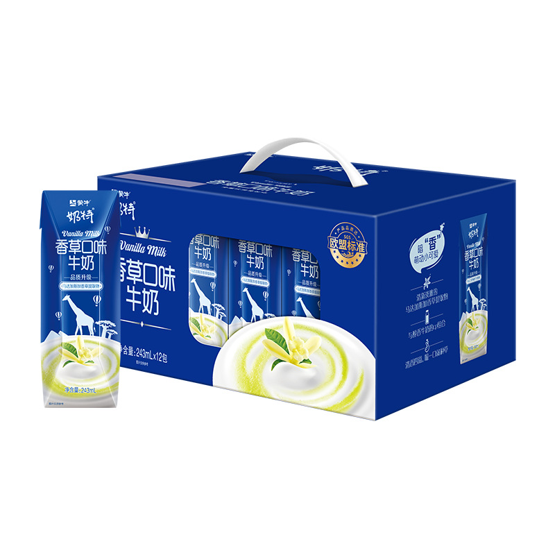蒙汼奶特香草/香蕉口味243mL*12包