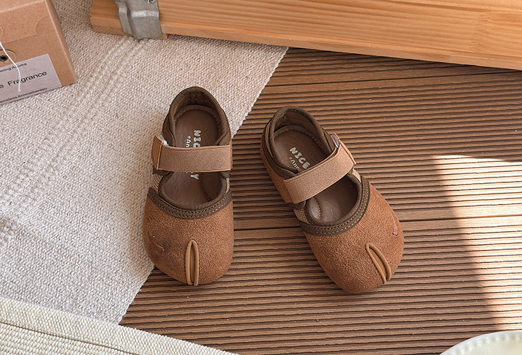 Sapatos de pele para menina estilo princesa coreano macios_voghion.com