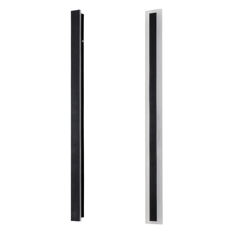 Наружный настенный светильник, водонепроницаемая светодиодная Современная Минималистичная однословная вилла, двор, ландшафтный светильник, сад, минималистский акрил