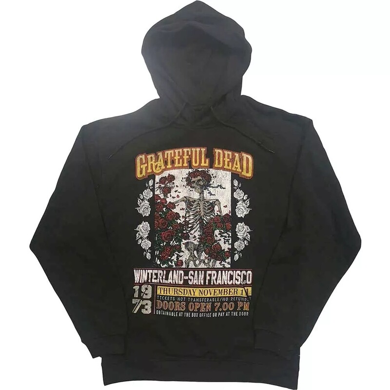 Grateful Dead Warlocks rock band punk European and American retro hooded sweater