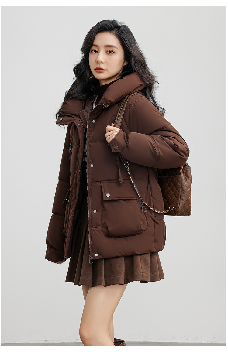Russian new winer plus size for women's casual warmh, hickened and enlarged pocke hooded coon wholesale Down_voghion.com