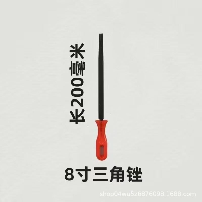 黑色轴承钢三角锉装柄三角锯锉木工打磨抛光伐锯锉刀厂家|undefined