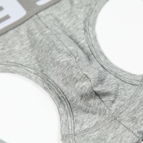 JOOMwish men's briefs cotton U convex bag foreign trade BS sexy thong with empty buttocks exposed ES103