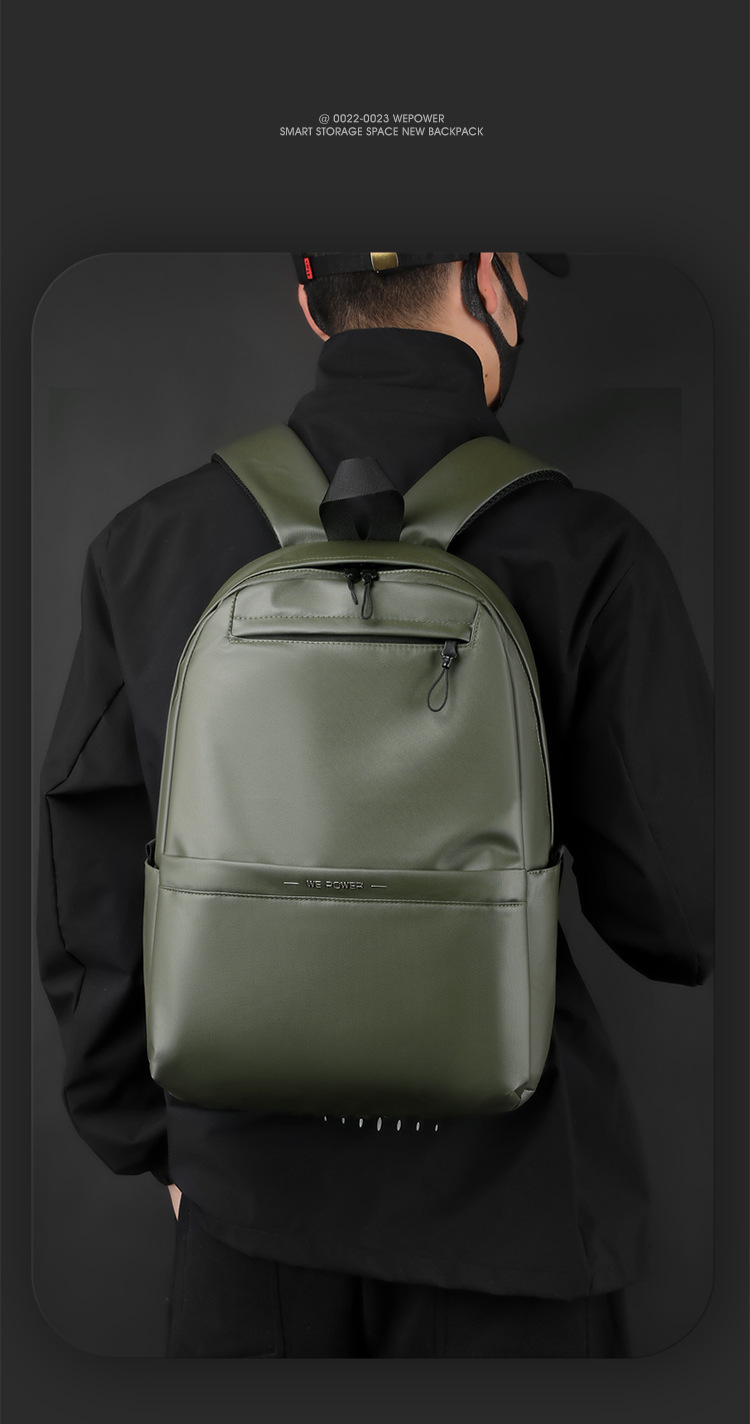 WEPOWER's new men's fashionable backpack, large-capacity business backpack, computer bag and student schoolbag undefined