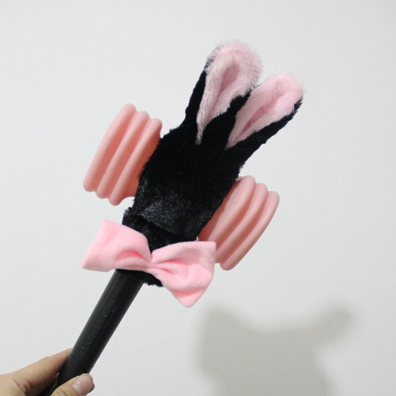 韓国PINKサポートスティックライトセット、パウダーマルチカラー、エアハンマースティックぬいぐるみセット、周辺機器、リサフラッシュスティックBLACK|undefined