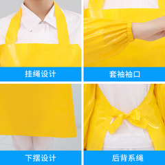 TPU Waterproof Apron Belts for Food Factory Slaughterhouse Oil-Resistant Durable Workwear for Restaurants Kitchen Chefs Uniform