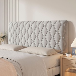 All-inclusive Fabric Bed Cover Simple Modern European Style Soft Bed Cover Cover Curved Backrest Cover Dust Protective Cover