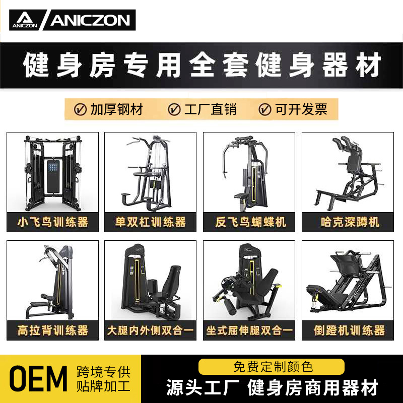 Dispositivo de entrenamiento anti-pájaro de gimnasio Dispositivo de entrenamiento comercial de empuje de pecho y hombros