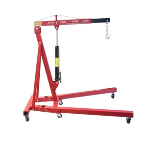 Engine Lift Crane Single-Arm Crane 2-Ton Auto Repair Folding Crane Car Engine Hoist Engine Crane