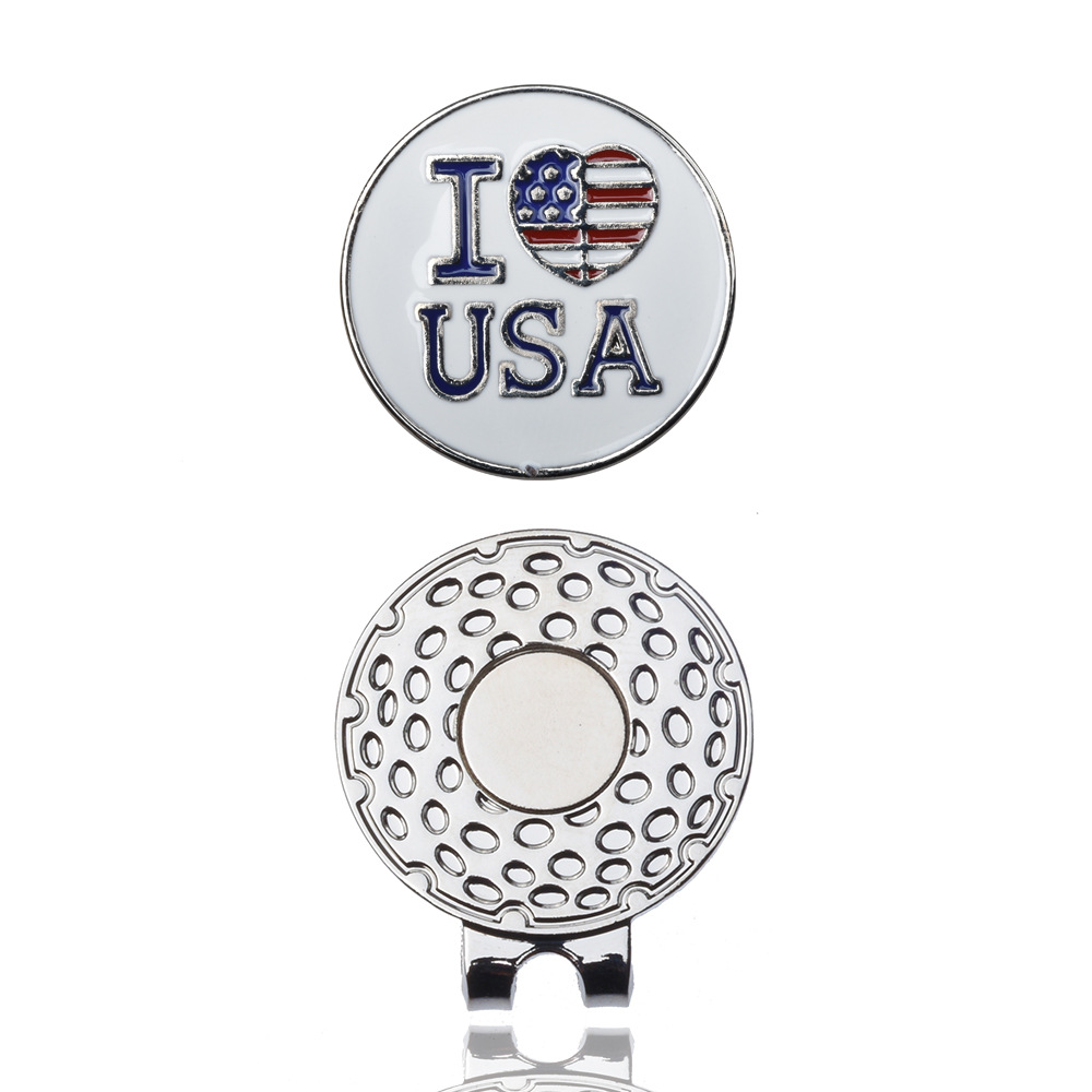 Clip de gorra de marcador de pelota de golf imán marcador de pelota clip de golf marca de gorra de golf clip de múltiples opciones