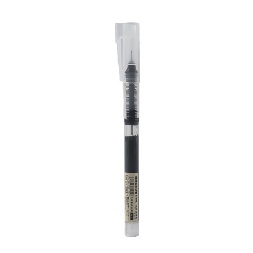 Straight liquid ball pen 0.5mm gel pen for students carbon pen water-based straight liquid pen signature pen