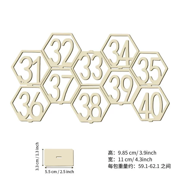 Numbers 31-40