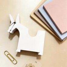 跨境新品桌面Mulepost-it clip办公日用装饰便签夹骡子笔筒名片盒
