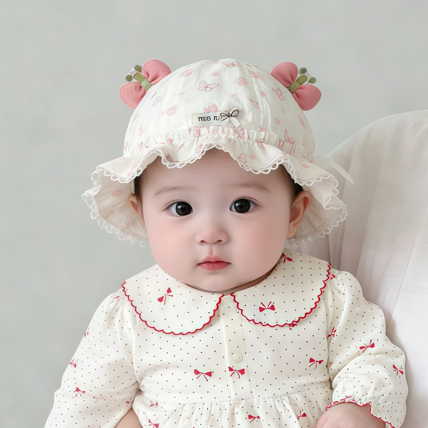 106059819@qq.com Primavera e autunno Parasole sottile regolabile Principessa Pescatore per bambine Neonato Cappello estivo_voghion.com