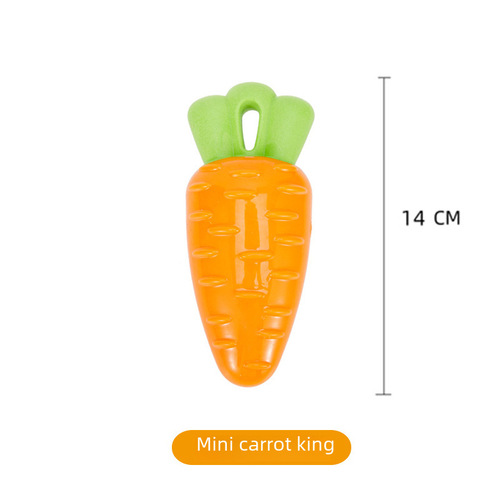 FOFOS Dual Cute Fox Dog Toys, Colorful Vegetable Sound Toys, Corn Eggplant Carrot Pet Toys
