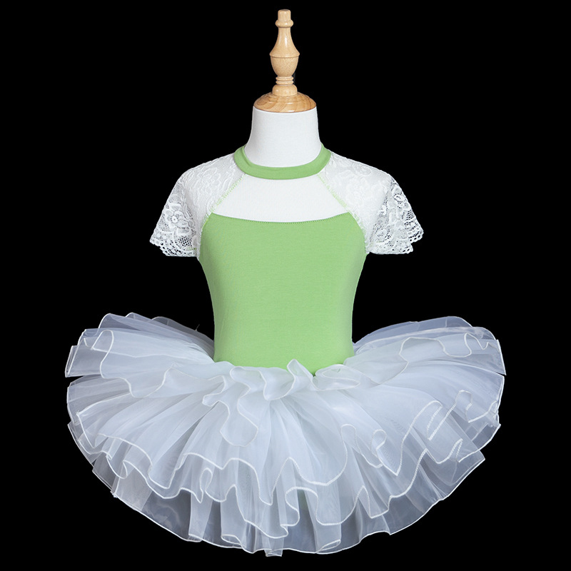 Ropa de entrenamiento de danza china para niños, ropa de entrenamiento corporal con hebilla abierta de danza popular, nueva ropa de baile de ballet de temperamento de encaje de red