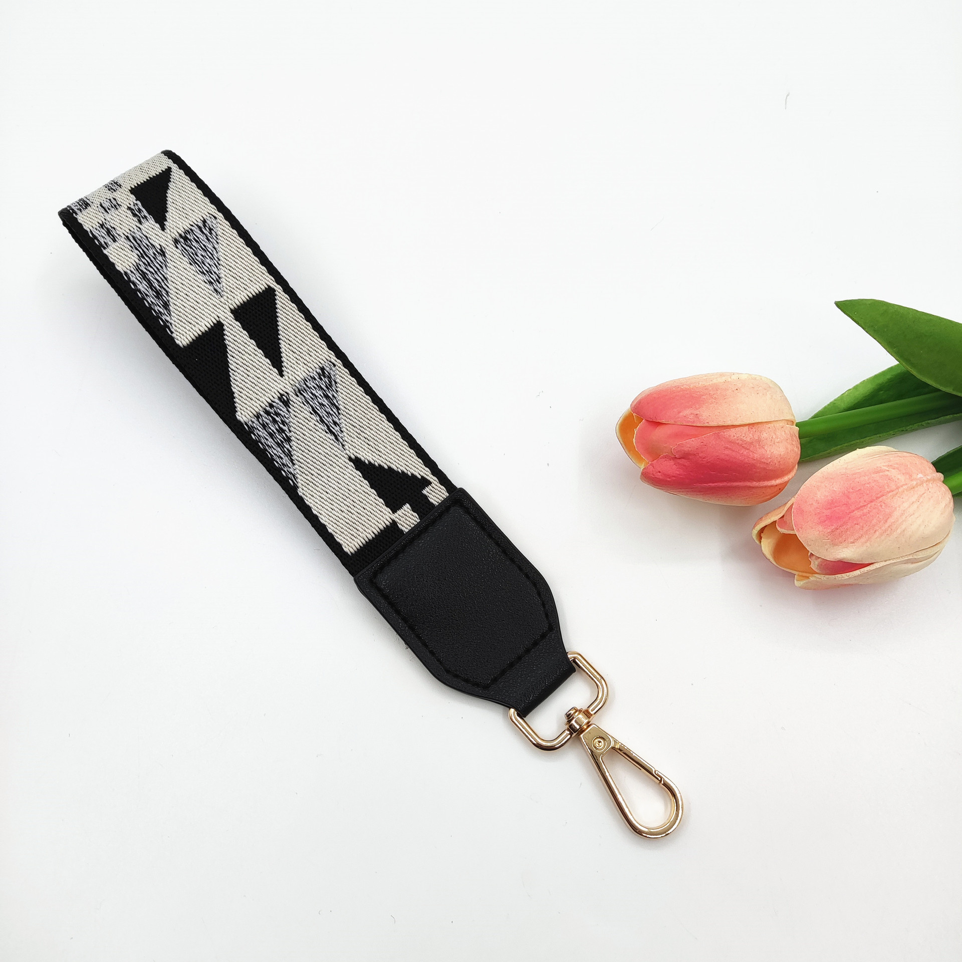 26g Weight Bag Strap Bag Accessories Type 1 Piece Quantity Daily Occasion Polyester Material Geometric Pattern Casual Style 1 Piece Polyester Geometric Bag Strap 2