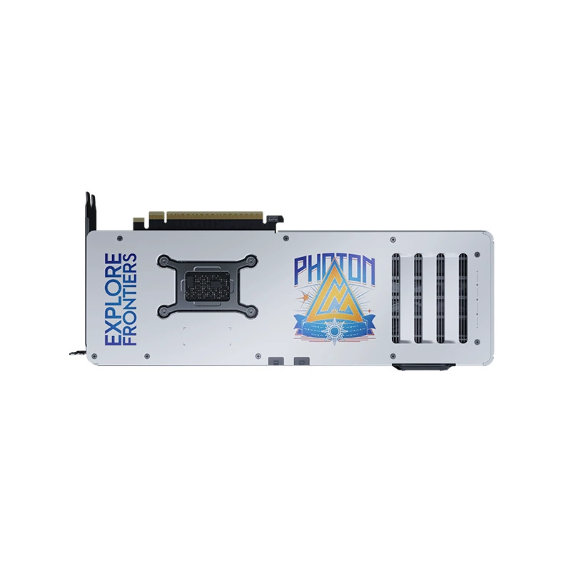 Графическая карта ARCB580PHOTON12GOC, 12 ГБ, белая тройной вентилятор PCIe настольная (приблизительно замена 4060)