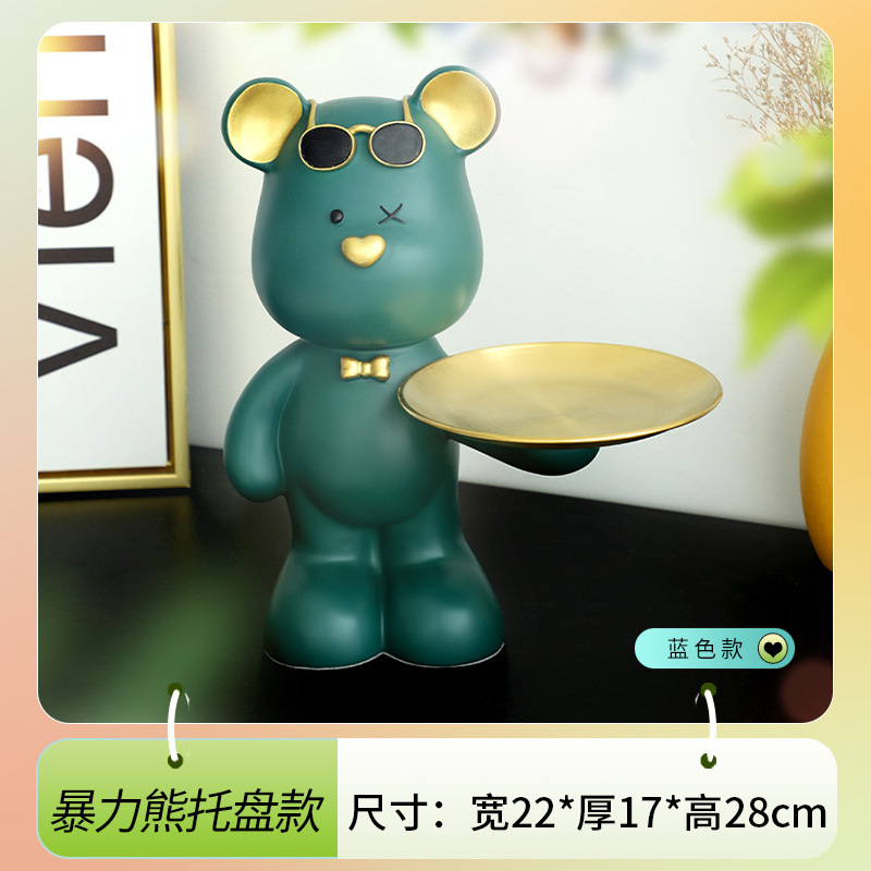 Blue sunglasses, with little bears