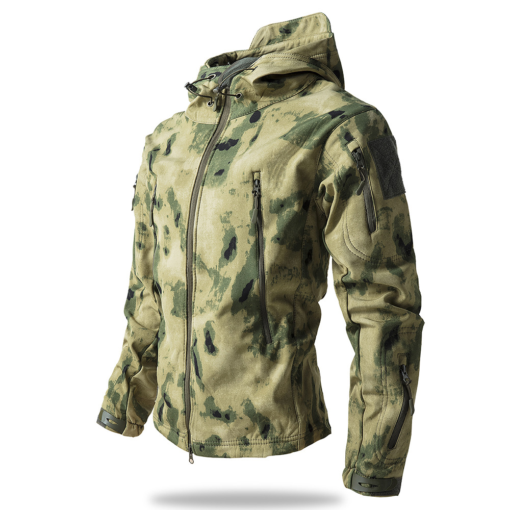 Men's 3-in-1 all-weather camouflage fashionable and trendy breathable windproof jacket, outdoor sports jacket_voghion.com
